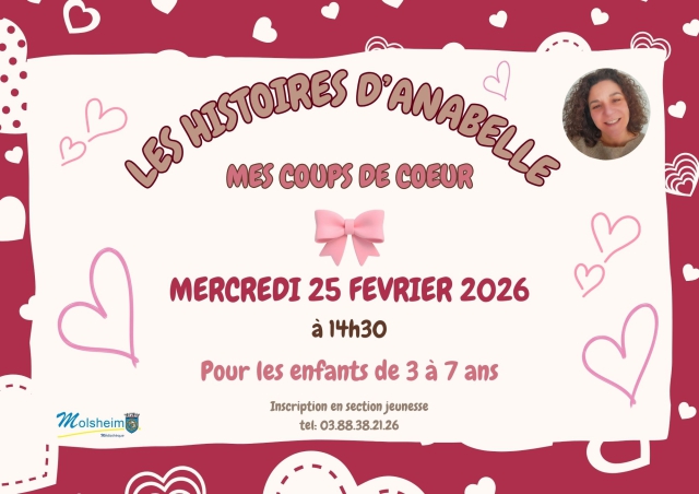 Coups de coeur Anabelle affiche