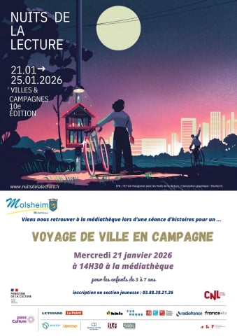 Voyage de ville en campagne affiche