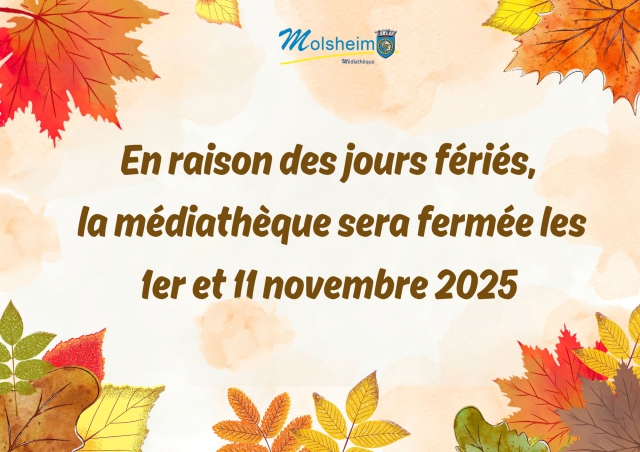 Fermeture novembre 2025